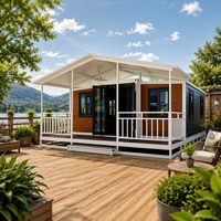 Maison de villégiature extensible en conteneurs de 20, 30 et 40 pieds – Location de maison de luxe extensible en conteneurs 2-3 chambres