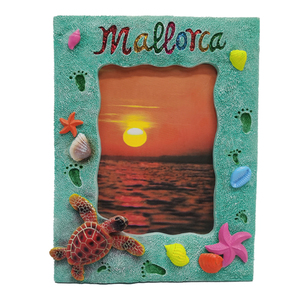 إطار صور/صورات مخصص من الراتنج على شكل جزيرة مالوركا تذكار سياحي إسباني - Product Image 2
