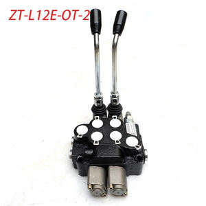 Valvola di retromarcia Multiway ZT-L12 valvola di distribuzione di inversione manuale distributore cilindro idraulico ZT-L12E-OT bobina 1-8 - Product Image 3