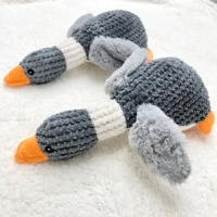 Jouets pour chiens en gros, résistants aux morsures, pour le soulagement du stress et l'élimination de l'ennui, en forme de canard sauvage coloré, avec son, pour animaux de compagnie
