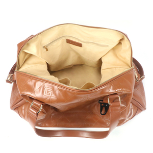 Sac de voyage personnalisé pour homme en cuir PU, style sport, imperméable, avec fermeture éclair, conçu pour les voyages de week-end et les séjours d'une nuit - Product Image 6
