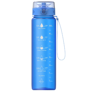 ขวดน้ำพลาสติก Tritan แบบขุ่น ขนาด 1 ลิตร 32 ออนซ์ พร้อมข้อความสร้างแรงบันดาลใจ ใช้ดื่มน้ำร้อนได้โดยตรง ขายส่ง - Product Image 5