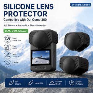 LA สำหรับออสโม 360 II รุ่นแรกที่เข้ากันได้กับเลนส์ซิลิโคนน้ำหนักเบาแบบยืดหยุ่นฝาครอบป้องกันกล้องกันฝุ่นทนต่อแรงกระแทก - Product Image 1