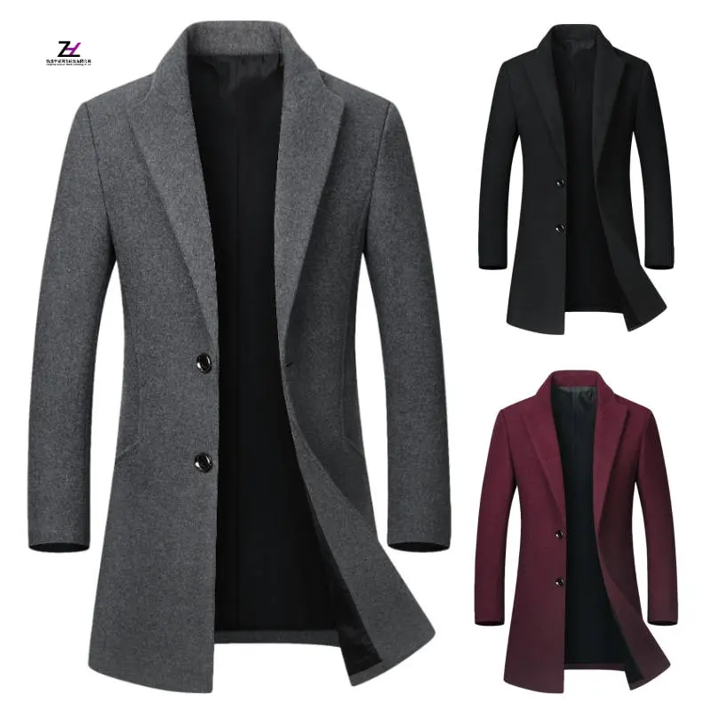 Pull d'hiver de haute qualité pour homme, coupe-vent, long manteau, veste en duvet, vente en gros, mode 2022