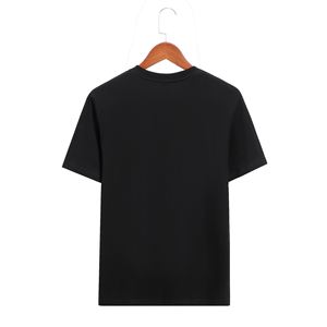 Camisetas de Algodón de Punto Grueso de 230 g, Estampadas, Corte Regular, Básicas, de Tela Peinada <span class=keywords><strong>Premium</strong></span>, para Uso Diario Informal - Product Image 2