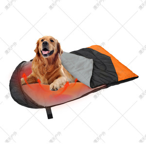 Cama Rectangular para Perros, Diseño Color Block, Cálida, Gruesa y Portátil, Talla Única, para Uso en Exteriores y Camping - Product Image 3