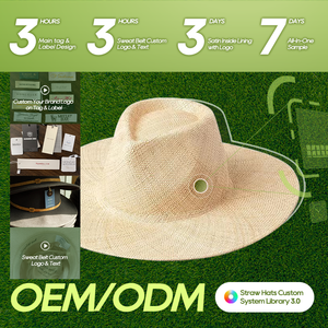 Shinehats 2025 OEM Ingrosso Cappelli di Paglia da Donna alla Moda con Tesa Larga, Stile Fedora, Cowboy, Panama, <span class=keywords><strong>Sombrero</strong></span>, Estivi da Spiaggia, Personalizzabili - Product Image 2