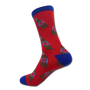 Nhà Sản Xuất Vớ Tùy Chỉnh Thực hiện Chất Lượng Cao Đầy Màu Sắc Bông Tre Mát Màu Sáng Kinh Doanh Mens Ăn Mặc Vớ - Product Image 4