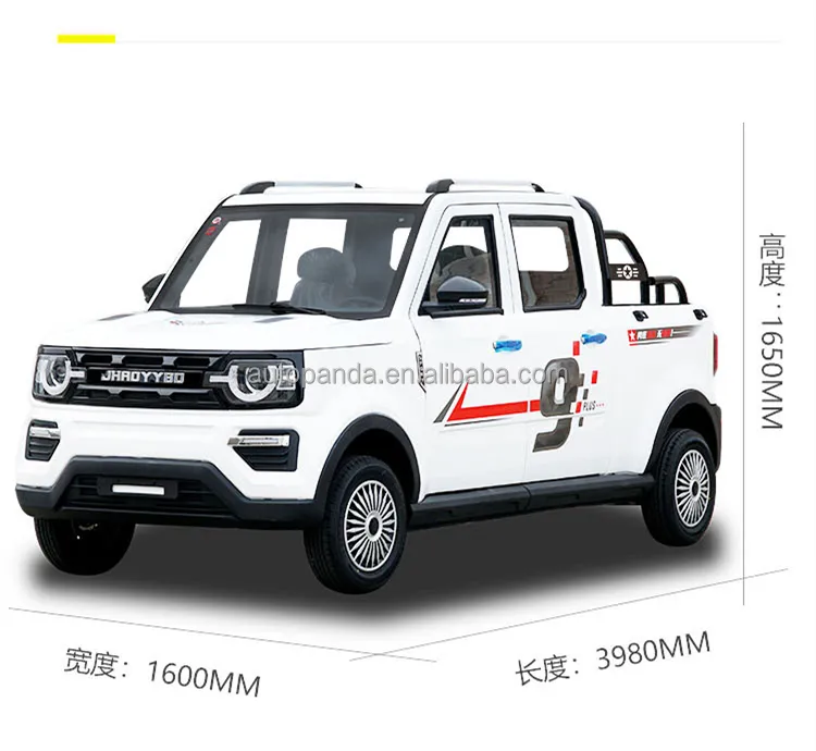 Mini Ev Pickup Elektrische 4*4 Goedkoopste Elektrische Pick-Up Gemaakt In China