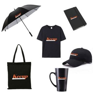 Custom Promotional Corporate Work Gift List Business Cup Umbrella <b>Hat</b> Keychains Bag T Shirt Souvenir Gifts Set - Product Image 1