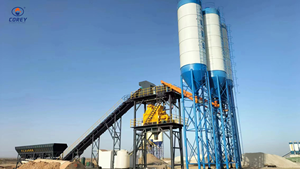 โรงงานผสมคอนกรีตสำเร็จรูปประสิทธิภาพสูง ควบคุมด้วย PLC ได้รับการรับรองมาตรฐาน CE ไม่ต้องใช้ฐานราก - Product Image 6