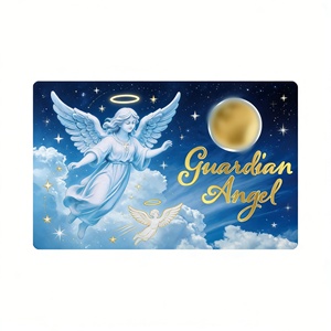 Étui de protection pour pièce de monnaie <span class=keywords><strong>en</strong></span> or Guardian Angel, impression couleur, pour pièce de monnaie de 1/1000 oz, barre de sécurité, étui de protection (carte vide uniquement) - Product Image 1