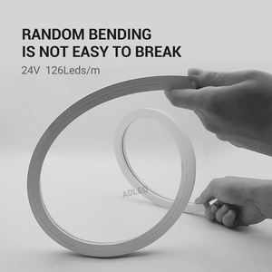 Tira de LED de Neón Flexible de 10*10mm, 13W, Tubo de Luz Suave, IP67 Impermeable, SMD2835, 126leds/m, para Hogar Inteligente, Iluminación Ambiental de Techo - Product Image 6