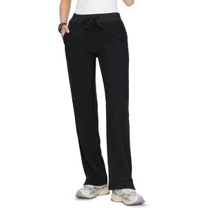 Pantalones de Trabajo para Mujer Floralhue, Corte Recto, Estilo Cargo, con Cordón Ajustable y 3 Bolsillos, Tejido Transpirable de Algodón y Spandex Suave - Product Image 2
