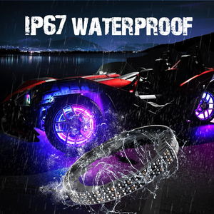 Súng cao su bánh xe Vòng Đèn Kit 3pcs Thiết lập đuổi theo màu sắc dẫn bánh xe đèn phù hợp cho Polaris Súng cao su mô hình 2015-2024 - Product Image 5