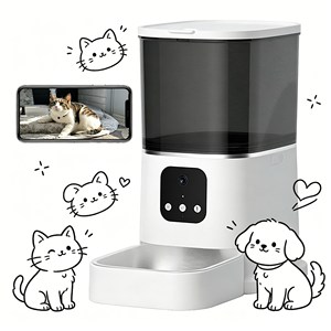 Cost Effective Automatic Pet Feeder Comedero Automático One <b>Button</b> Control Smart Pet Feeder Waterproof Pet Food Dispenser - Product Image 1