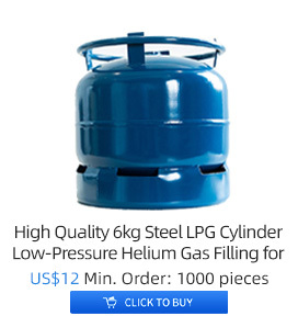 Cilindro de GLP Portátil Recargable de Acero de Baja Presión de 3 kg y 6 kg para Cocinar/Cocina/Camping/Uso en Exteriores - Product Image 2