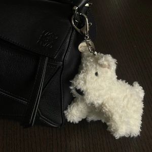Porte-clés pendentif chiot Highland mignon Jelly West Highland Jellycats, fabriqué par Jc UK, pour accrocher au sac - Product Image 6