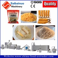 500-800 kg/h miettes de pain panko japonaises faisant des machines d'extrudeuse ligne de production d'usine de fabrication