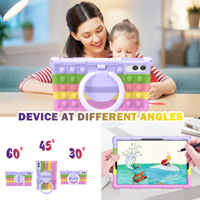 Étui de protection en silicone pour tablette Xiaoxin Pro GT TB-710FU 11,1 pouces avec support rotatif et design anti-chute - Moule exclusif