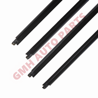 Embellecedor de Ventanilla para Toyota Fortuner 2004-2015 Burlete de Ventana Lateral Tira de Sellado Protector de Lluvia Exterior 4 Piezas