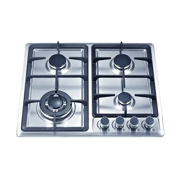 Stainless Steel panel gas hob 4 No. of Gas Burner gas cooker stove
