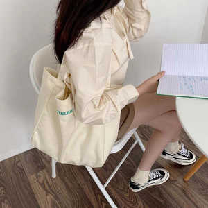 Nueva bolsa de compras reutilizable ecológica con logo personalizado impreso, bolsa de lona de algodón. - Product Image 6