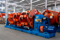 Machine à tresser planétaire haute vitesse pour la production de câbles souples et rigides