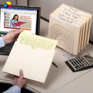 Raccoglitori per Ufficio, 50 per Scatola, Linguette Rinforzate a Taglio Dritto, Formato Lettera, Espansione 1'', Ecologici, Spessore 11pt, Personalizzabili - Product Image 6