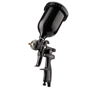 PORPHIS PHS-135 haute pression 600ml Pot noir alimentation par gravité aérographe outil pneumatique <span class=keywords><strong>vernis</strong></span> peinture pulvérisateur - Product Image 1