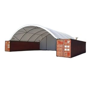 Abri/Tente Conteneur en Treillis d'Acier Galvanisé Robuste de 20 et 40 pieds - Product Image 1