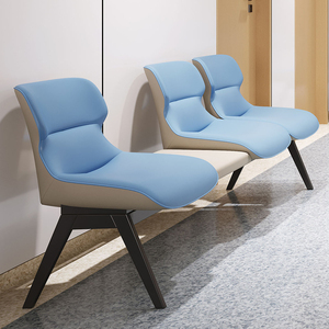 Canapé d'attente moderne en cuir 3 places pour hôpital, fauteuils personnalisables, sièges publics pour la salle d'attente et la zone de réception - Product Image 4