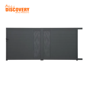 <span class=keywords><strong>Portail</strong></span> <span class=keywords><strong>coulissant</strong></span> en aluminium pour extérieur, sur mesure, largeur 3m, 4m, <span class=keywords><strong>5m</strong></span>, résistant aux intempéries, pour allée et clôture - Product Image 4