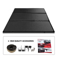 Couverture de benne rigide pliable en trois parties en alliage d'aluminium OEM pour Hilux Ranger Tacoma F150 Dmax Navara L200 Triton Amarok