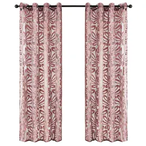 Hot Selling Indian Style Embroidery Wholesale Sheer Curtains For The Living Room, Factory Curtain