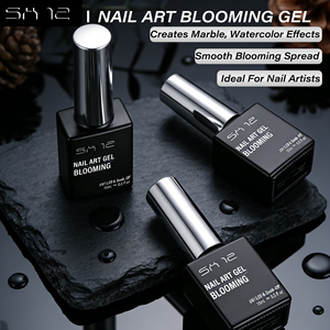 SH12 Gel Blooming per Nail Art e Design Unghie |   Lampada UV LED per Polimerizzazione |   Vegano e non tossico |   Alta Trasparenza - Product Image 1