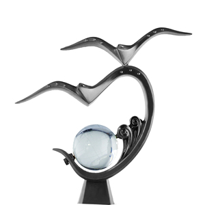 <span class=keywords><strong>Statuette</strong></span> de mouette personnalisée, oiseau volant, souvenir, articles cadeaux avec base en cristal transparent - Product Image 6