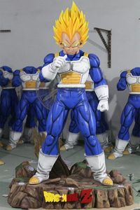 カスタム樹脂彫刻ドラゴンボール悟空ベジータ等身大超サイヤ人像漫画アニメキャラクター彫刻装飾 - Product Image 5