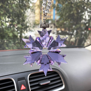 คริสตัล K9 ตกแต่งรถยนต์ คริสตัลรูปเกล็ดหิมะสำหรับตกแต่งต้นคริสต์มาส - Product Image 2