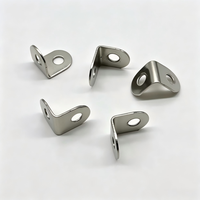 Robuste Eisenwinkelhalterung 10x10mm Verchromt für Bettgestelle und Metallregal-Verbindungen