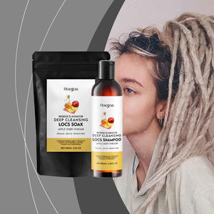 Kit de désintoxication capillaire au vinaigre de cidre de pomme de qualité supérieure pour dreadlocks et tresses Ensemble nettoyant et poudre de shampooing pour le cuir chevelu doux - Product Image 2