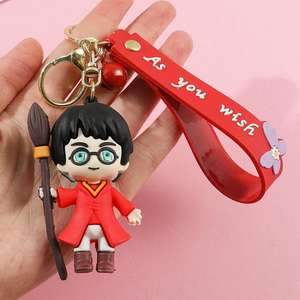 พวงกุญแจยาง PVC นุ่ม แฮร์รี่ พอตเตอร์ เฮอร์ไมโอนี่ เกรนเจอร์ อัลบัส ดัมเบิลดอร์ ลอร์ดโวลเดอมอร์ ด็อบบี้ รอน วีสลีย์ ขายส่ง - Product Image 6