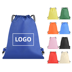 Custom Logo Advertising Fashion 480D <b>Drawstring</b> Closure Polyester Portable Large Capacity Kids Sports Backpack - Product Image 6