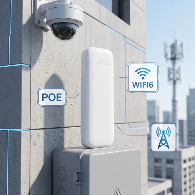 Factory Outdoor 5G Router Waterproof 2.5G RJ45 Network Port SA/NSA Dual-mode Support Built-in Antenna 5G CPE Support POE