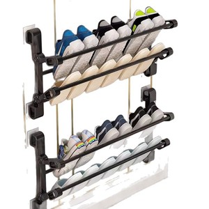 Wall Mounted Over Door <b>Shoe</b> <b>Rack</b> 30 50 65 Cm Foldable <b>Storage</b> For Sneakers Boots Living Room Bedroom Bathroom - Product Image 5