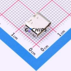 TYPE-C-7010ASV-16P USB <b>Connector</b> SMD <b>Connector</b> ( <b>Connector</b> Type: Type-C )( Gender: Female )( Mounting Type: Horizontal Mount ) - Product Image 1