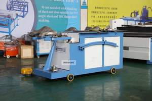 Máquina Eléctrica BYFO para Fabricar Codos de Ductos de Aire, Línea de Producción de Acero Inoxidable y Aluminio - Product Image 2