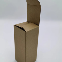 Boîte en carton ondulé personnalisée au design simple, épaisseur 2 mm, matériaux recyclés, papier d'art, carton, taille personnalisée, forme personnalisée, usage domestique, CMYK 4