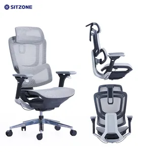 Sitzone Modern Ergonomic Mesh Office Chair Adjustable High Back Swivel Computer Chair Silla De Escritorio Work Chair
