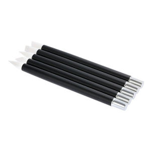 Pinceau de sculpture pour nail art en silicone avec manche en acrylique, embout creux pour gaufrage, tête à sertir pour design 3D en gel - Product Image 6